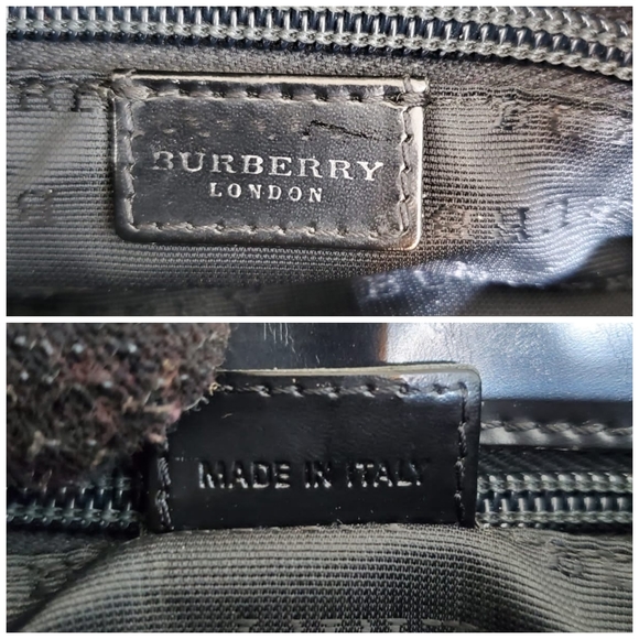 BURBERRY Haymarket Check Top Handle Tote Bag - Picture 3 of 11